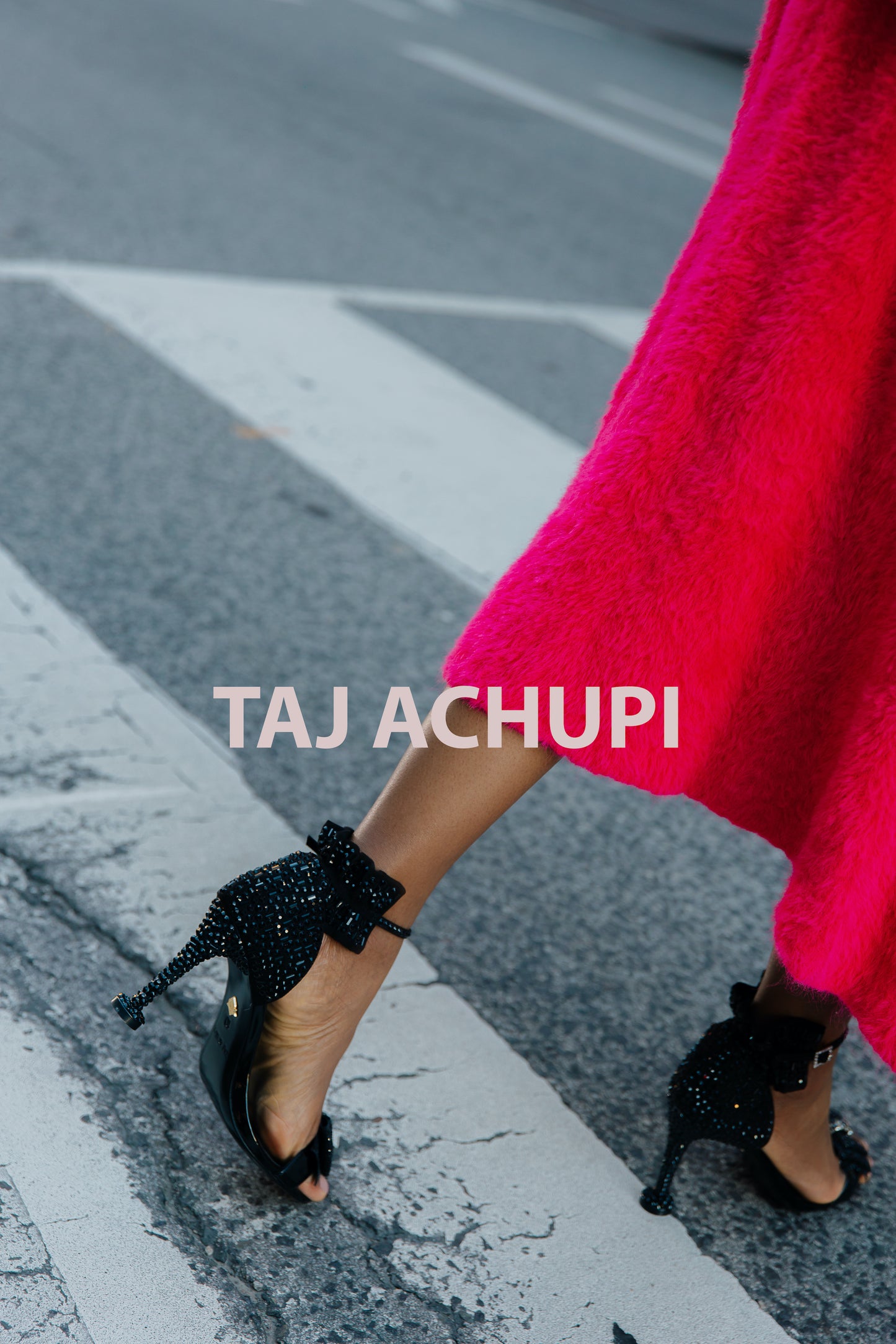 Royale Crystal Heels - Black