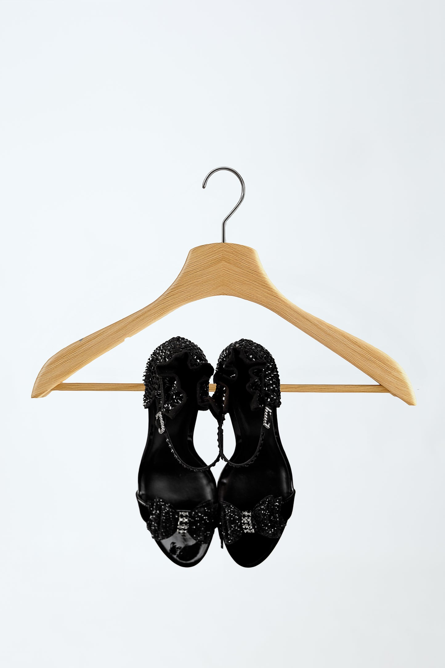 Royale Crystal Heels - Black