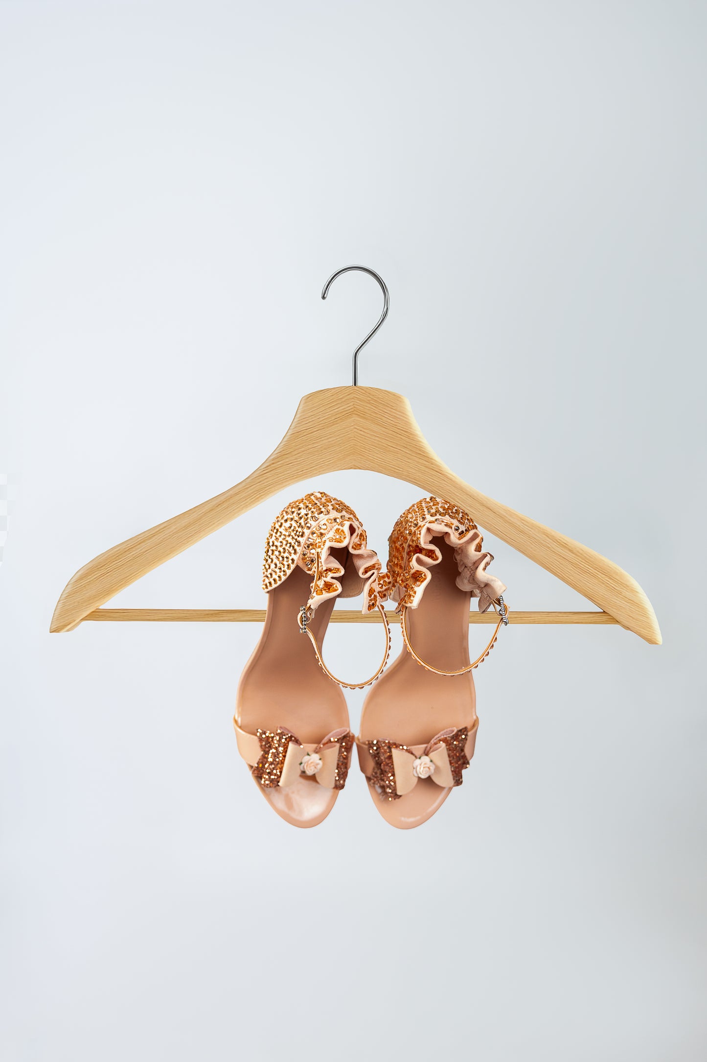 Royale Crystal Heels - Dusty Pink