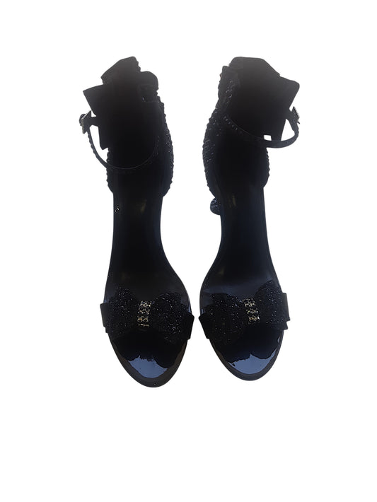 Royale Crystal Heels - Black